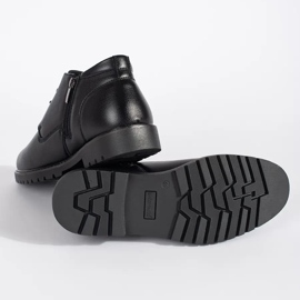 Botines con cordones de hombre aislantes negros 3