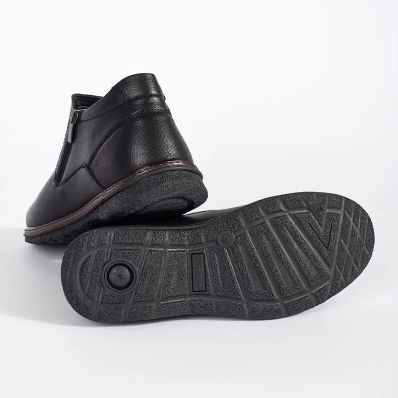 Botas aislantes de invierno negras para hombre. negro 2