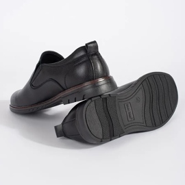 Zapatos sin cordones de hombre negros 3