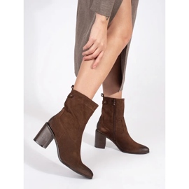 Botines de mujer de piel marrón de Sergio Leone 3
