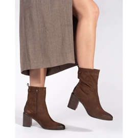 Botines de mujer de piel marrón de Sergio Leone 2