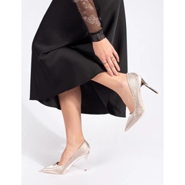Seastar Tacones mujer dorado champagne 3