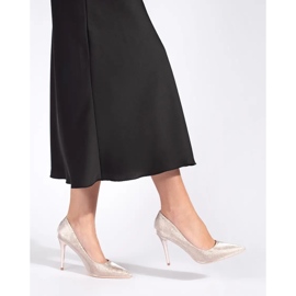 Seastar Tacones mujer dorado champagne 4