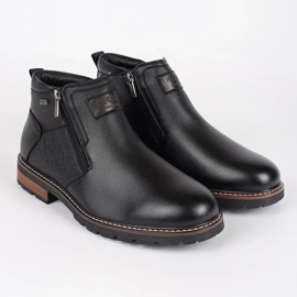 Botas Chelsea de hombre con aislamiento negro 2