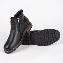 Botas Chelsea de hombre con aislamiento negro 3