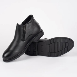 Botas aislantes de invierno negras para hombre. negro 3