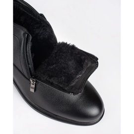 Botas aislantes de invierno negras para hombre. negro 1 Botas aislantes de invierno negras para hombre. negro 1