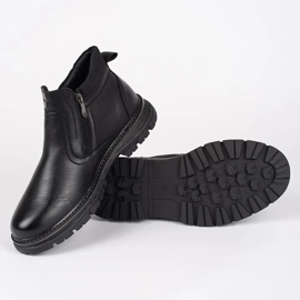 Botas aislantes de invierno negras para hombre. negro 2