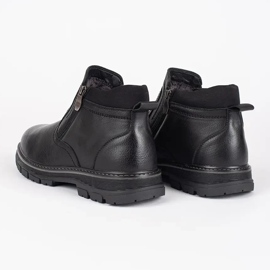Botas aislantes de invierno negras para hombre. negro 3