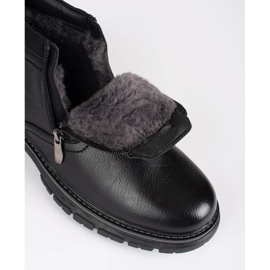 Botas aislantes de invierno negras para hombre. negro 4