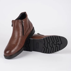 Botas aislantes de hombre marrones de invierno. marrón 2