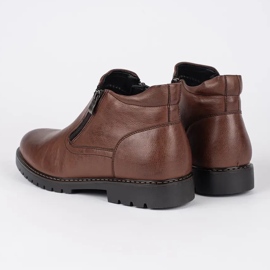 Botas aislantes de hombre marrones de invierno. marrón 3
