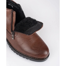 Botas aislantes de hombre marrones de invierno. marrón 4
