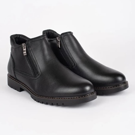 Botas aislantes de invierno negras para hombre. negro 1