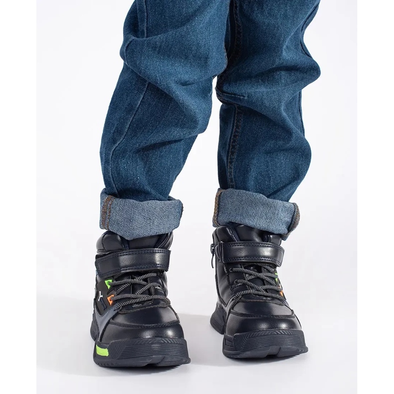 Botas altas y aislantes para niño. azul 1 Botas altas y aislantes para niño. azul 1