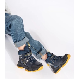 Botas altas y aislantes para niño. azul 4