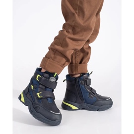 Botas de niño con aislamiento azul marino 5