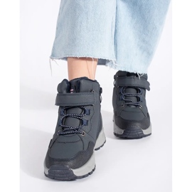 Botas de niña con aislamiento azul marino 1