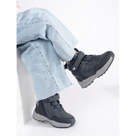 Botas de niña con aislamiento azul marino 3