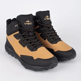Vico Zapatos trekking hombre altos negros y marrones marrón 1