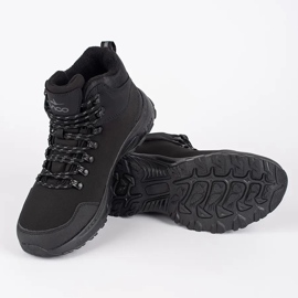 Vico Zapatos trekking altos negros para hombre. 3