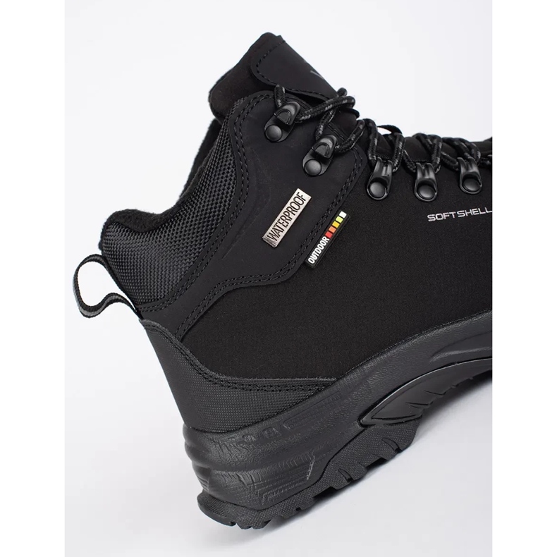 Vico Zapatos trekking altos negros para hombre. 2