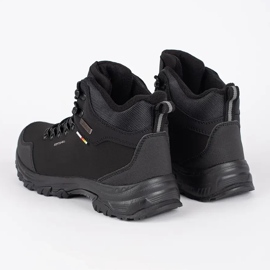 Vico Zapatos trekking altos negros para hombre. 4