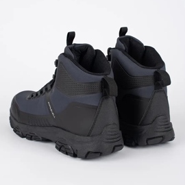 Vico Botas de invierno con cordones para hombre azul marino 4