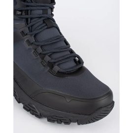 Vico Botas de invierno con cordones para hombre azul marino 5