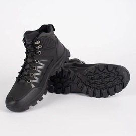 Vico Zapatillas trekking hombre negras con cordones. negro 2