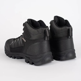 Vico Zapatillas trekking hombre negras con cordones. negro 3