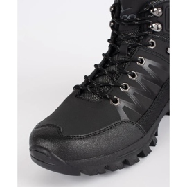 Vico Zapatillas trekking hombre negras con cordones. negro 6