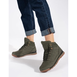 Vico Botas de trekking con aislamiento verde oscuro 1