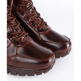 Botas de invierno con aislamiento para hombre marrones. marrón 1 Botas de invierno con aislamiento para hombre marrones. marrón 1