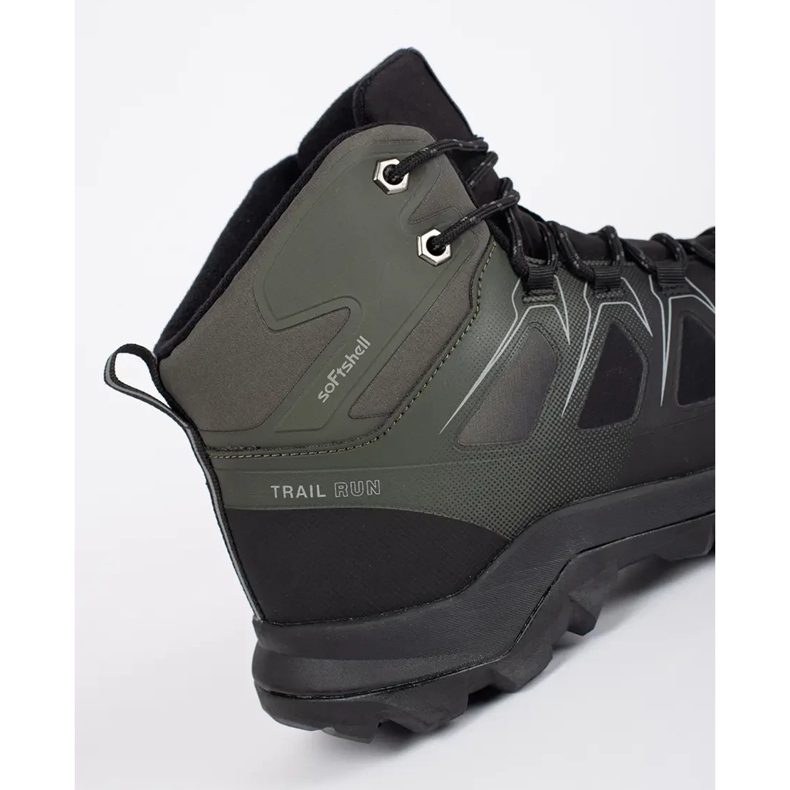 Vico Zapatillas altas de trekking para hombre en color negro y verde. 1 Vico Zapatillas altas de trekking para hombre en color negro y verde. 1