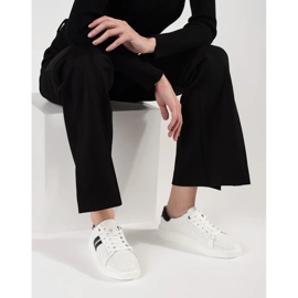 Goodin Zapatillas de zapato de aire blanco hechas de cuero natural 2