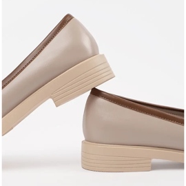 Goodin Mocasines de mujer elegantes beige 1