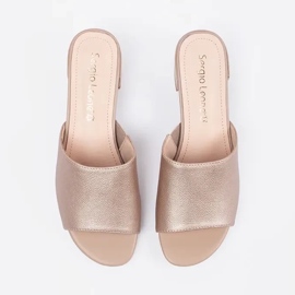 Tacones beige Sergio Leone 3