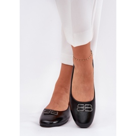 Vinceza Elegantes bailarinas femeninas con decoración de Vincez 62206 Black negro 3