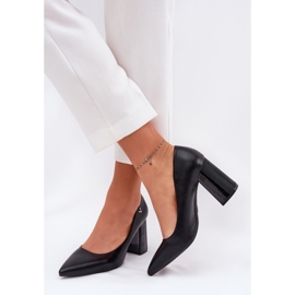 Bombas elegantes en el Vinceza 62220 Black Post negro 2 Bombas elegantes en el Vinceza 62220 Black Post negro 2