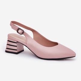 Tacones altos de las mujeres con narices puntiagudas Vinceza 62217 sucio rosa rosado 4