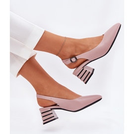 Tacones altos de las mujeres con narices puntiagudas Vinceza 62217 sucio rosa rosado 6