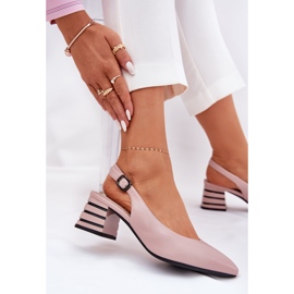 Tacones altos de las mujeres con narices puntiagudas Vinceza 62217 sucio rosa rosado 7