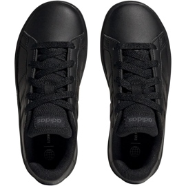 Adidas Grand Court estilo de vida tenis Lace-Up FZ6159 Zapatos negro 3