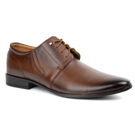 Olivier Zapatos para hombres cuero formal 301l marrón 1