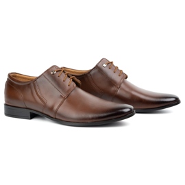 Olivier Zapatos para hombres cuero formal 301l marrón 3