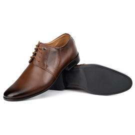 Olivier Zapatos para hombres cuero formal 301l marrón 4