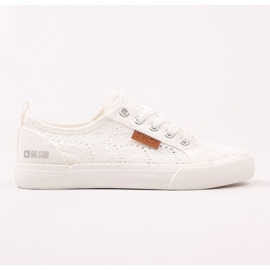 Big Star Women's Sneakers con patrón W274925 White blanco 5