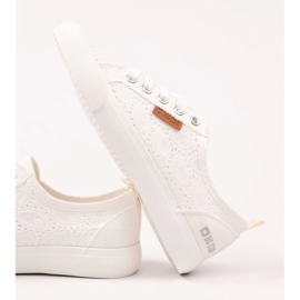Big Star Women's Sneakers con patrón W274925 White blanco 4