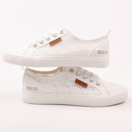 Big Star Women's Sneakers con patrón W274925 White blanco 3